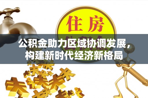怀集公积金助力区域协调发展，构建新时代经济新格局